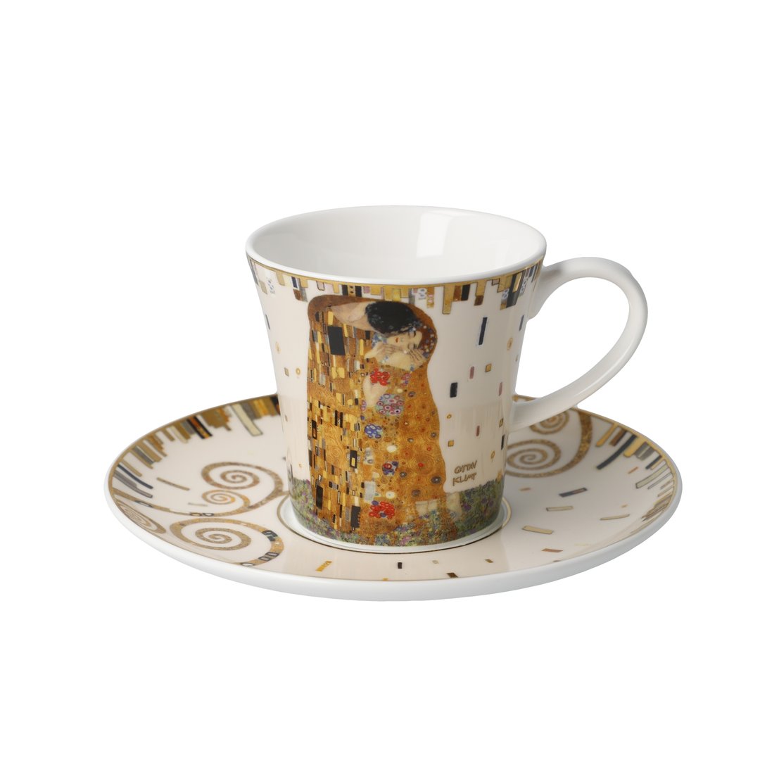 Klimt-Der-Kuss-Kaffeetasse-Goebel-berlindeluxe-mann-frau-golden