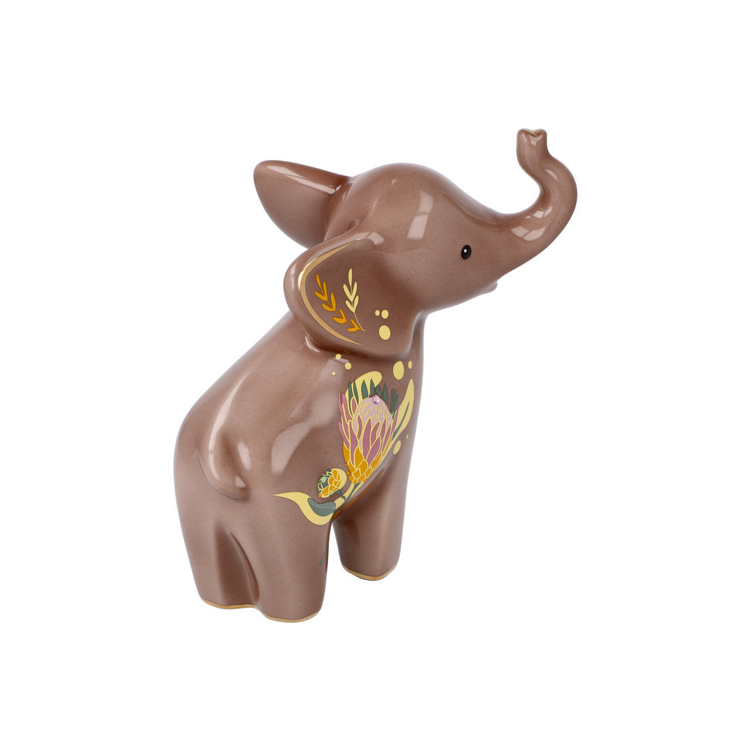 Kiombo - Elephant Porcelain Figure 15.5cm