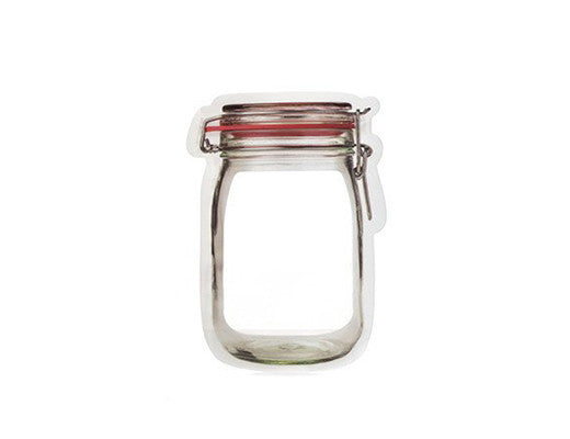 ZIPPER BAG Set of 3 mason jars medium