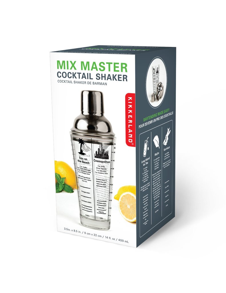 Cocktail Shaker "Mix Master" Kikkerland