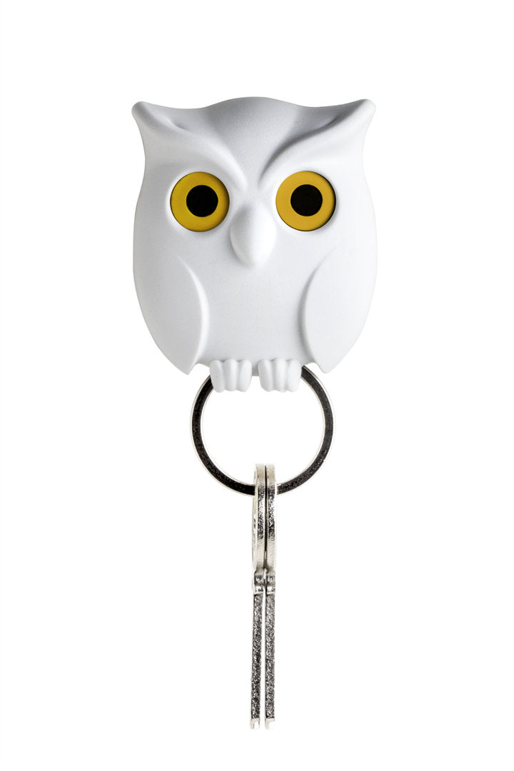 Key holder owl white