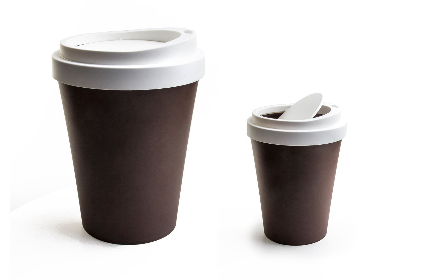 Mini waste bin "Coffee Bin" brown - Qualy