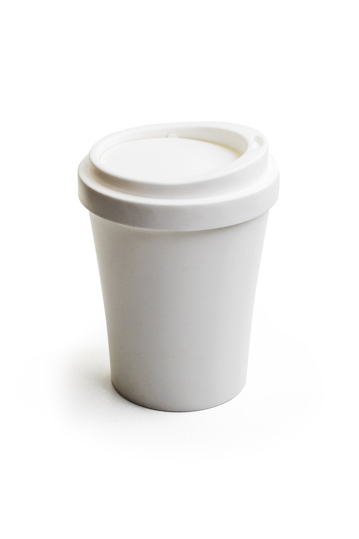 Mini Abfalleimer "Coffee Bin" weiss - Qualy