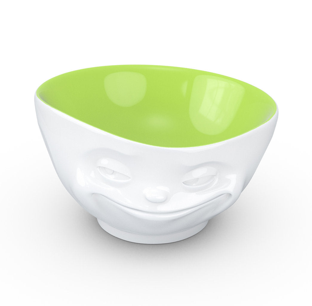 Bowl Grinning Green Inside - TV Cups