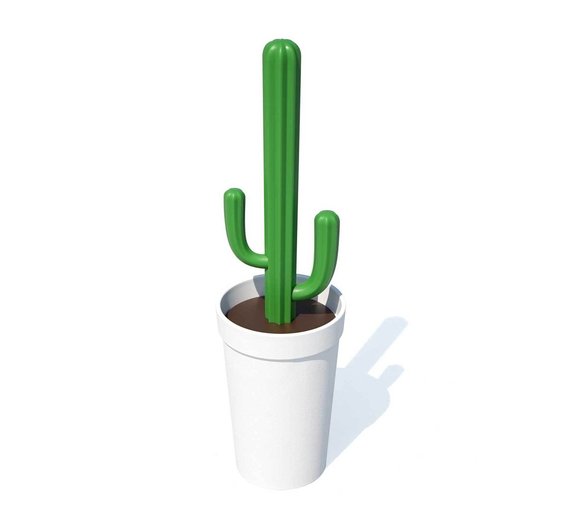 Toilettenbürste Kaktus "Cacbrush" Weiss