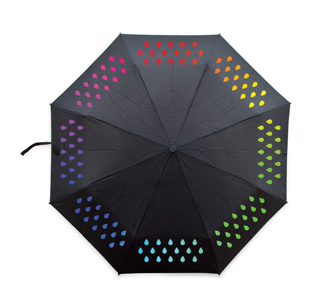 Color changing umbrella