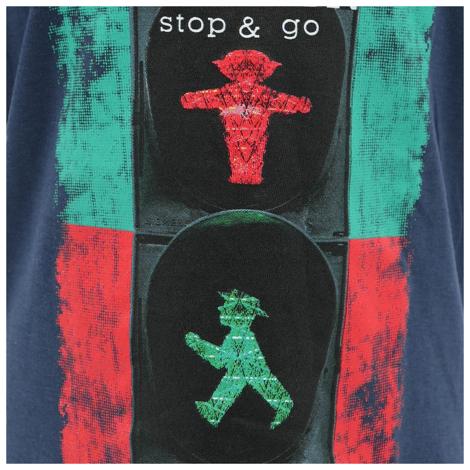 Kinder Shirt Berlin Stop&Go blau