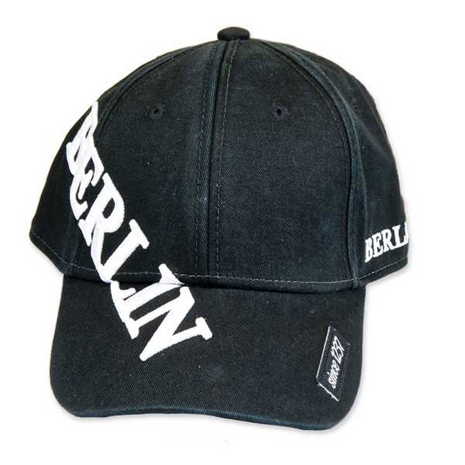 Basecap Berlin 3D Stick since 1237 – schwarz