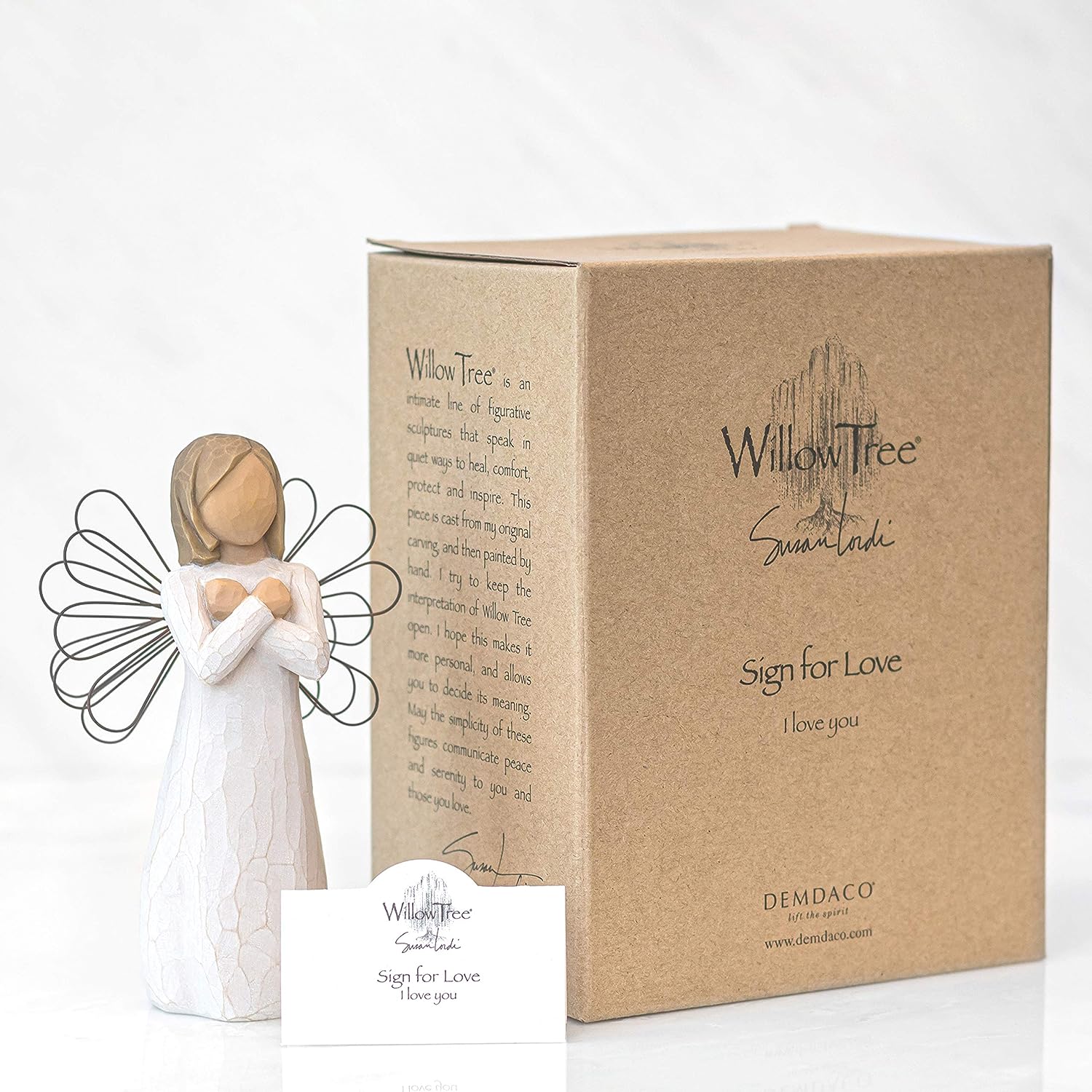 Sign-for-love-Willow-Tree-Figur-berlndeluxe-engel-fluegel-draht-box