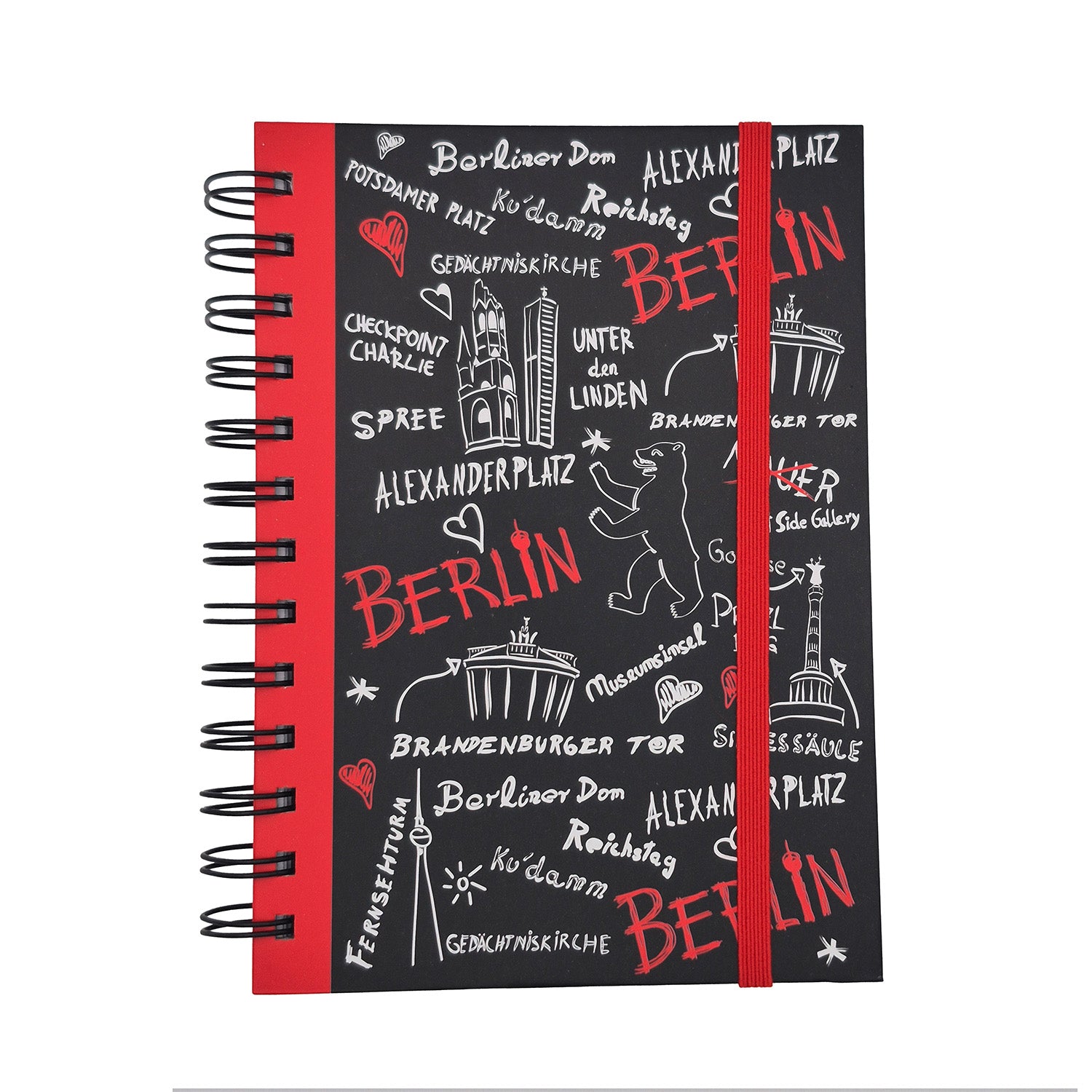 Notizbuch Sketch Berlin schwarz