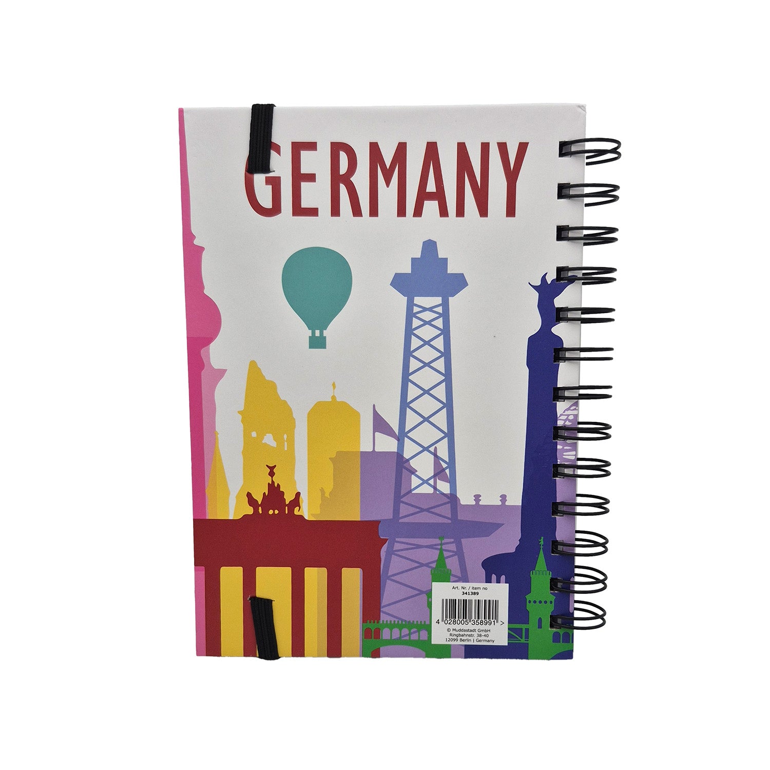 Notizbuch Skyline Berlin Bunt