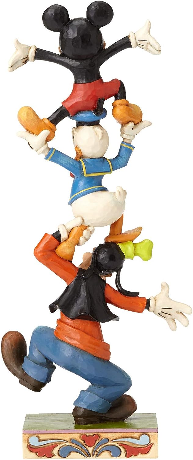 Goofy-Donald-Duck-Mickey-Mouse-Teetering-Tower-berlindeluxe-maus-ente-hund-hinten