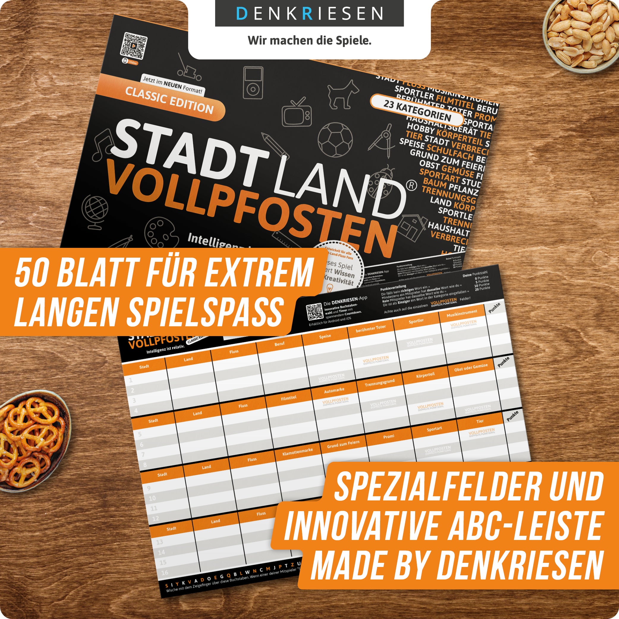 Stadt Land Vollpfosten - Classic Edition DIN A4