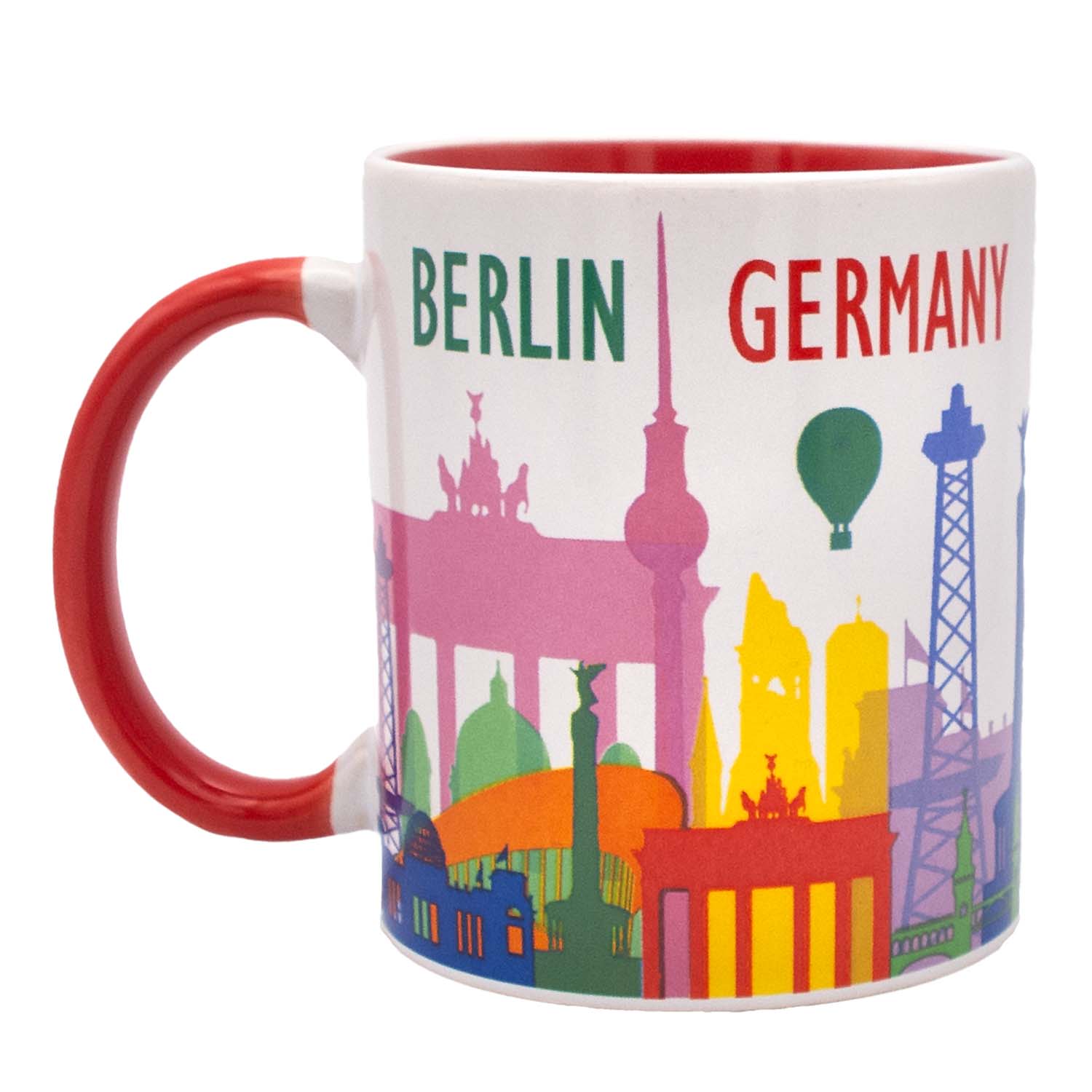 Tasse Berlin Skyline Bunt