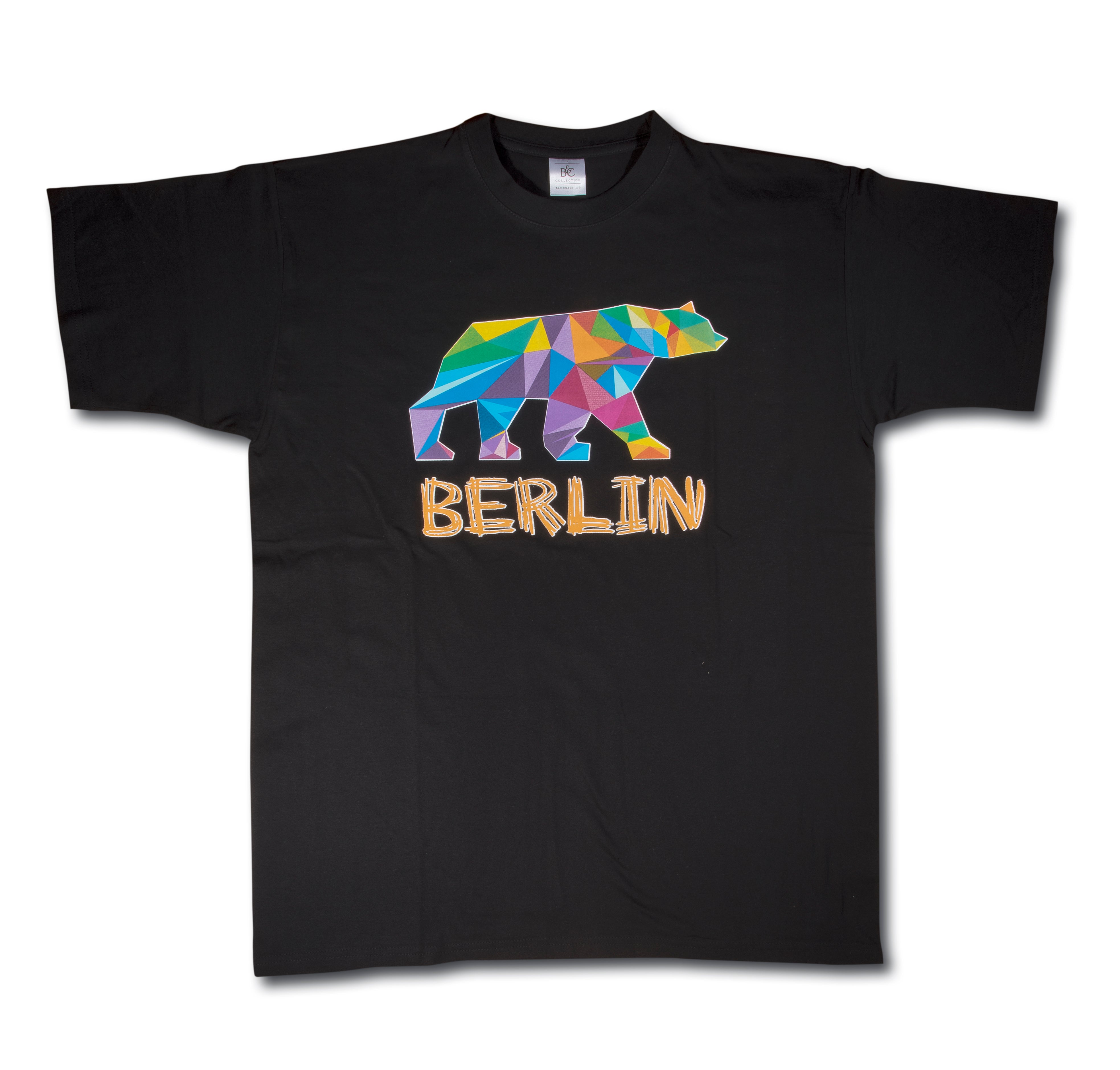 T-Shirt "Berlin Bärcolor schwarz"