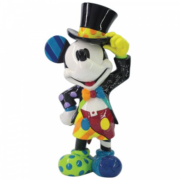 Mickey Mouse mit Zylinder Figur - Disney by Britto