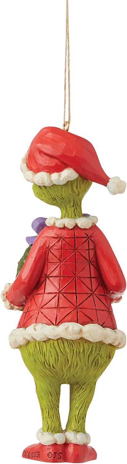Grinch with Wreath by Jim Shore ornament/pendant
