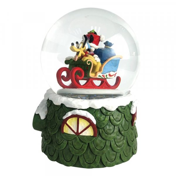 Mickey & Pluto Schneekugel Spieluhr - Disney