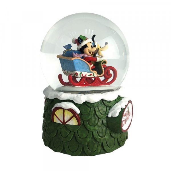 Mickey & Pluto Schneekugel Spieluhr - Disney