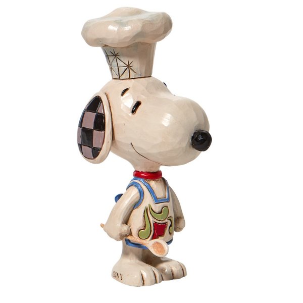 Peanuts Snoopy Chef Jim Shore Figure Berlin Deluxe Dog Cartoon Character Chef Hat