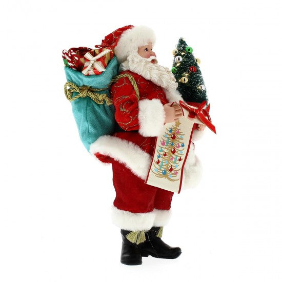 Department-56-Possible-Dreams-Weihnachtsmann-mit-Baum-berlindeluxe-weihnachtsmann-rucksack-weihnachtsbaum-mantel-seite