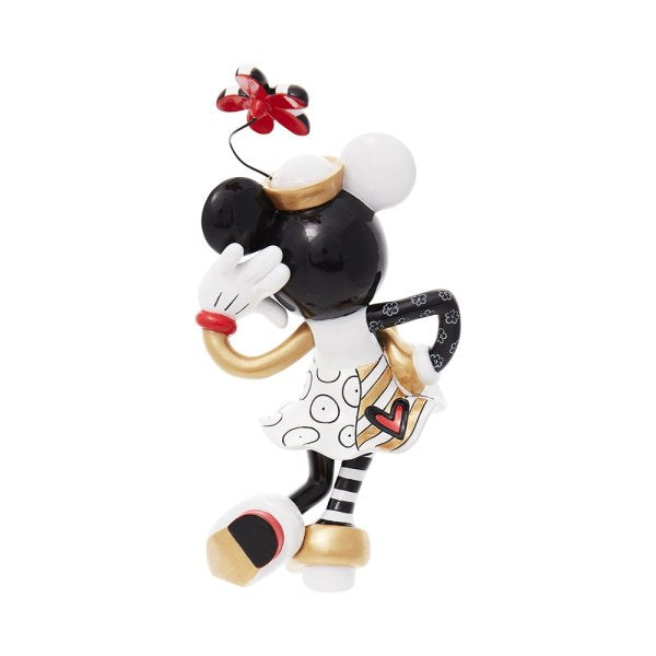 Disney Britto-Minnie-Mouse-Midas-Figur-berlindeluxe-maus-minnie-blume-hut-hinten