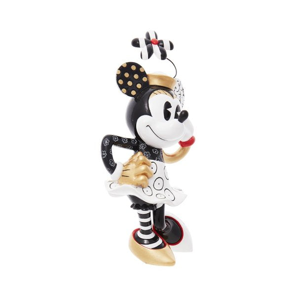 Disney Britto-Minnie-Mouse-Midas-Figur-berlindeluxe-maus-minnie-blume-hut-schuhe-seite