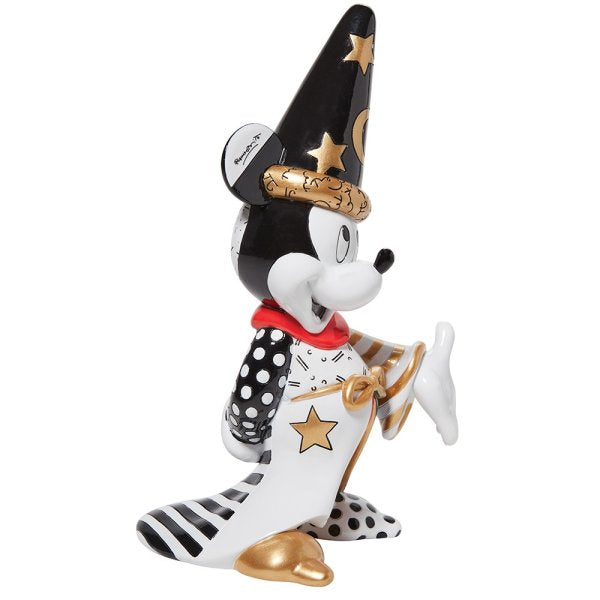 Disney-Britto--Sorcerer-Mickey-Mouse-Midas-Figur-berlindeluxe-zauberer-hut-mantel-seite
