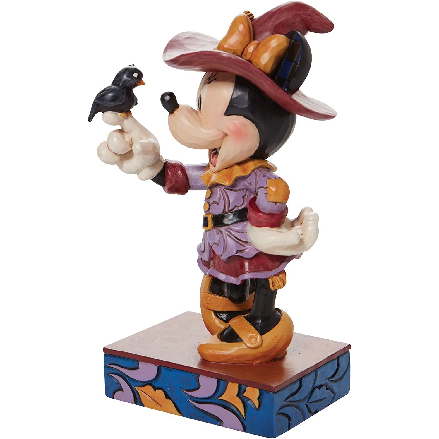 Minnie-Mouse-Vogelscheuche-Figur-Disney-by-Jim-Shore-Berlindeluxe-maus-vogel-hut-seite