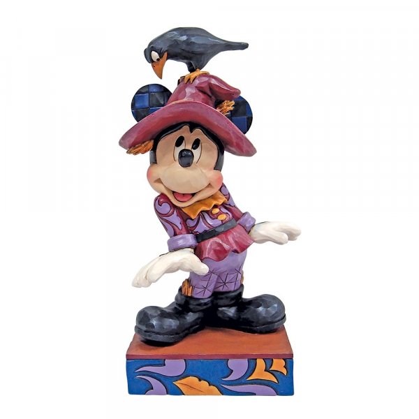 Disney-Traditions-Figuren-Jim-Shore-Mickey-als-Vogelscheuche-berlindeluxe-vogel-hut