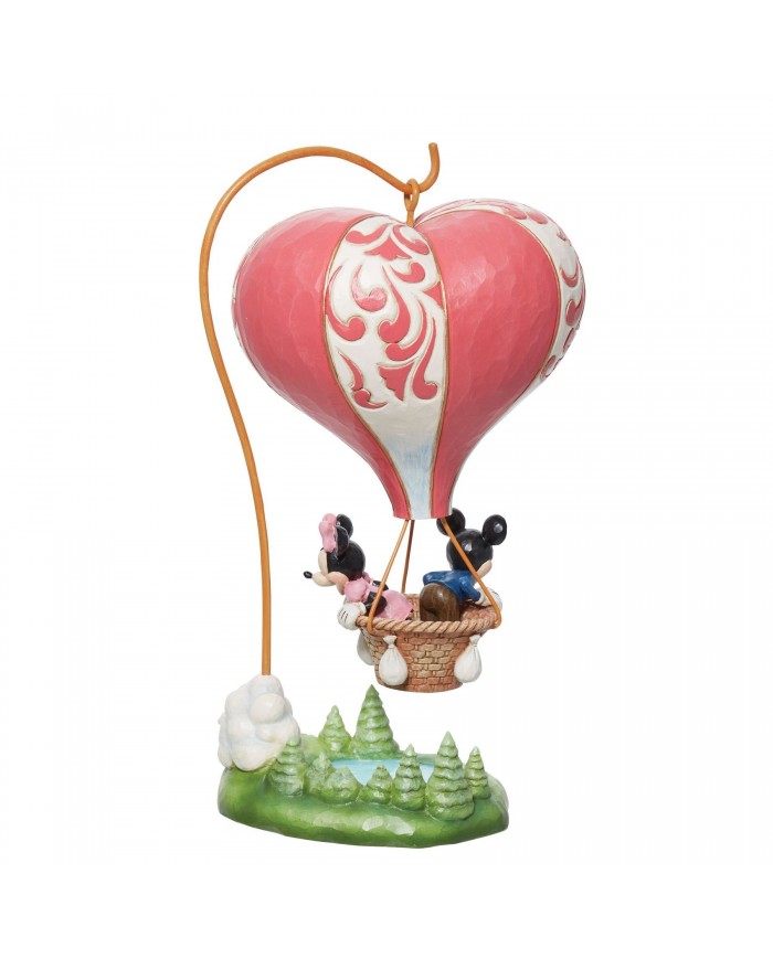 Mickey und Minnie Mouse "Heißluftballon" - Jim Shore Figur