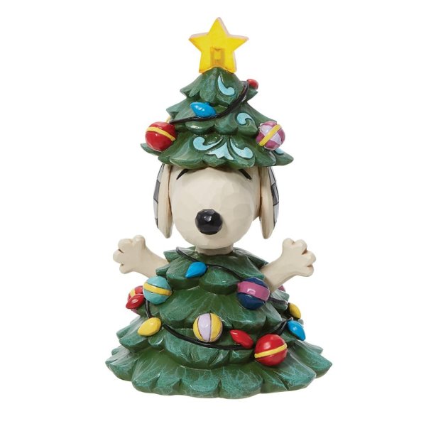 Peanuts Snoopy "Weihnachtsbaum" - Jim Shore Figur
