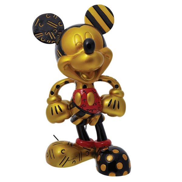 Mickey Mouse Gold/Black Figure 30.5cm (Limited Edition) - Disney by Britto