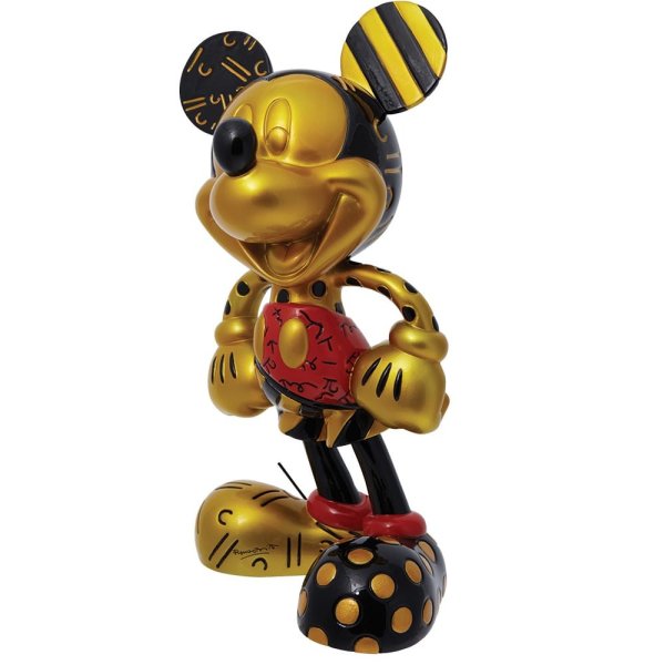 Mickey Mouse Gold/Schwarz Figur 30,5cm (Limited Edition) - Disney by Britto