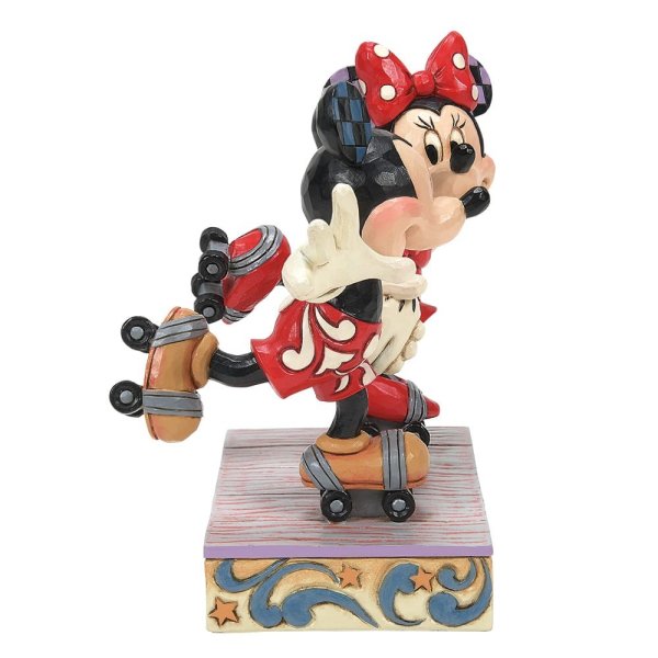Mickey & Minnie Mouse Rollschuh Figur - Disney Traditions by Jim Shore