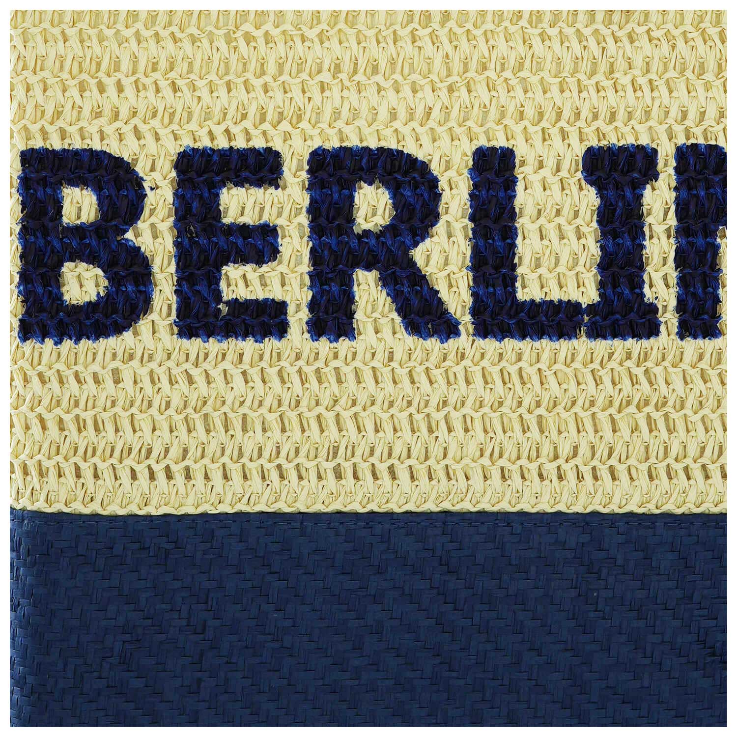 Strandtasche Berlin natur - navy