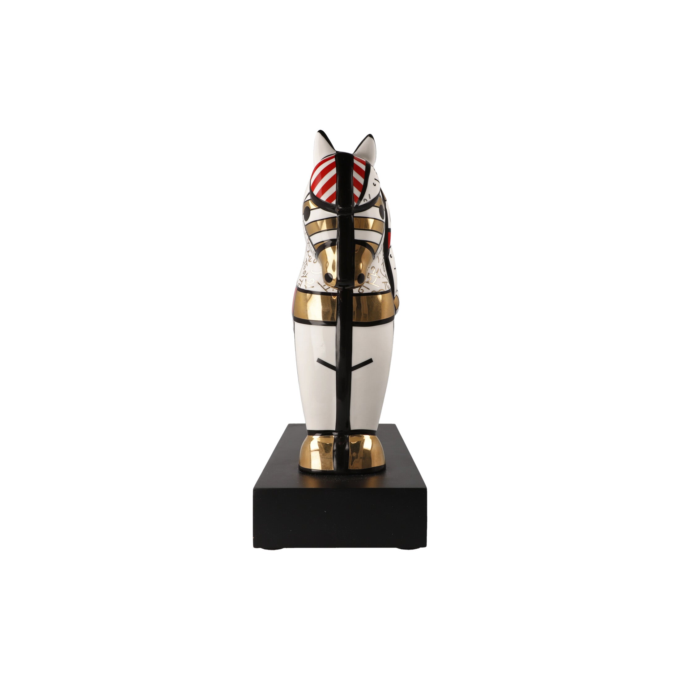 Goebel-by-Britto-Figur-Golden-Dancer-limited-edition-berlindeluxe-pferd-golden-schwarz-vorme