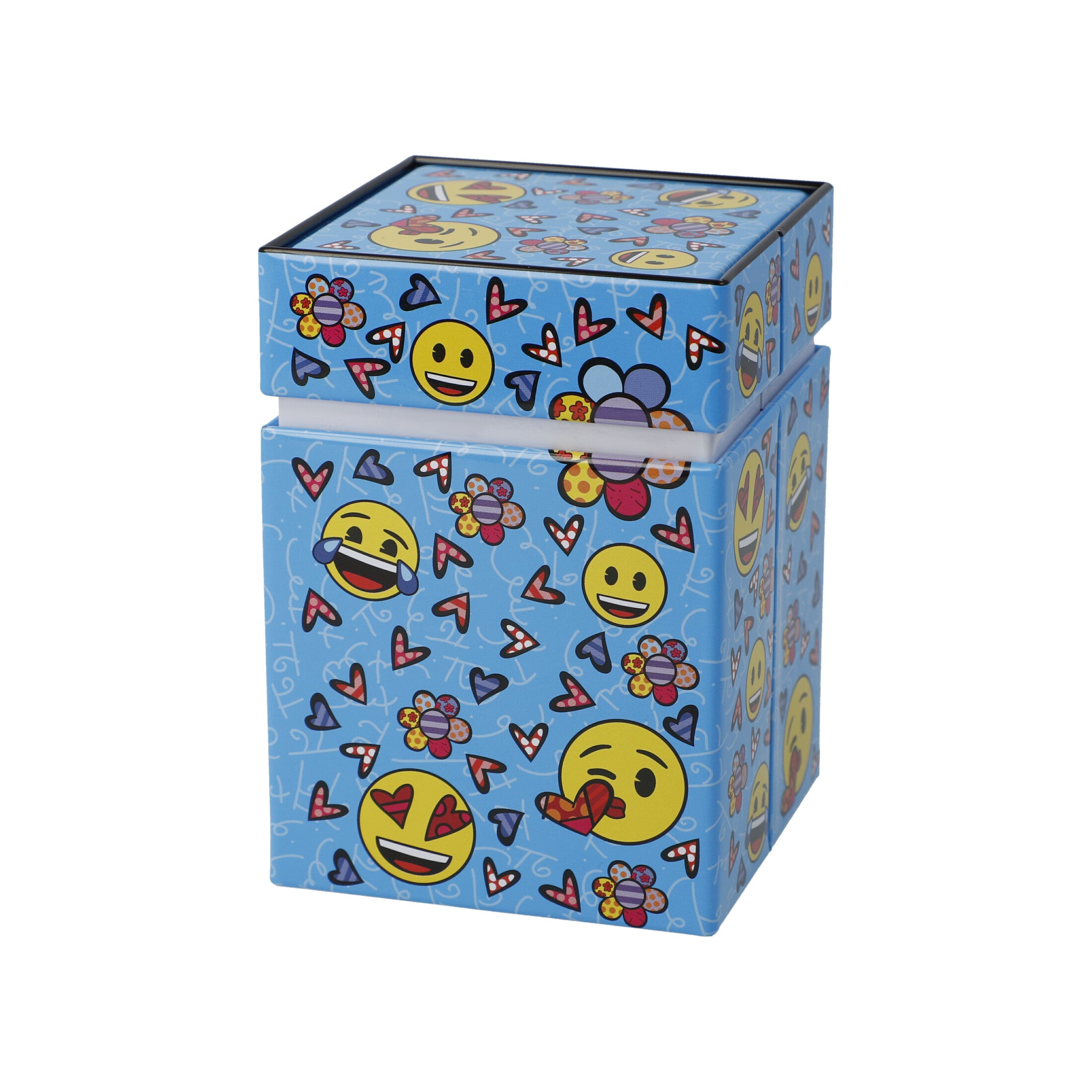 Goebel - Pop Art Britto Emojis Teedose - Always Happy