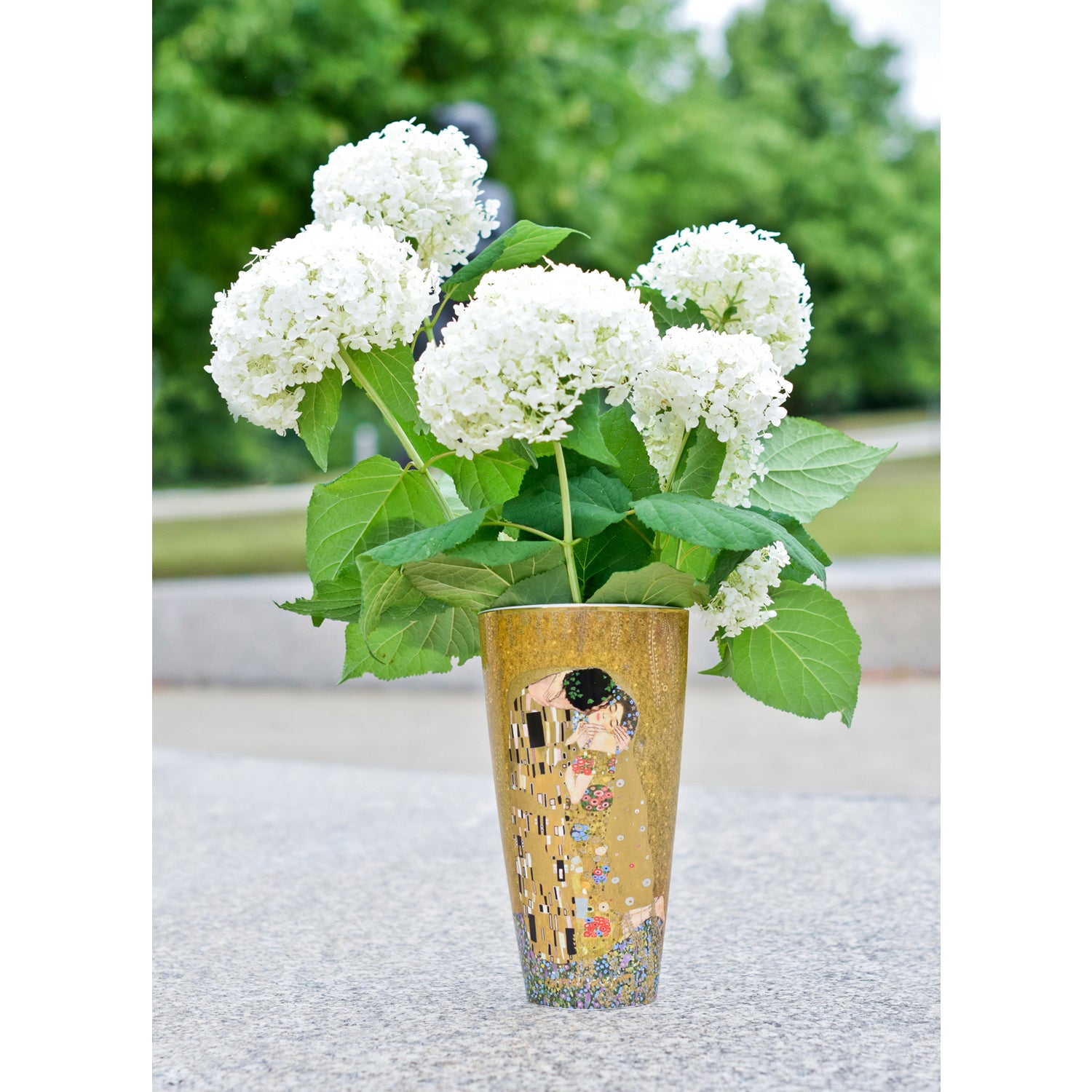 Klimt "Der Kuss" Vase