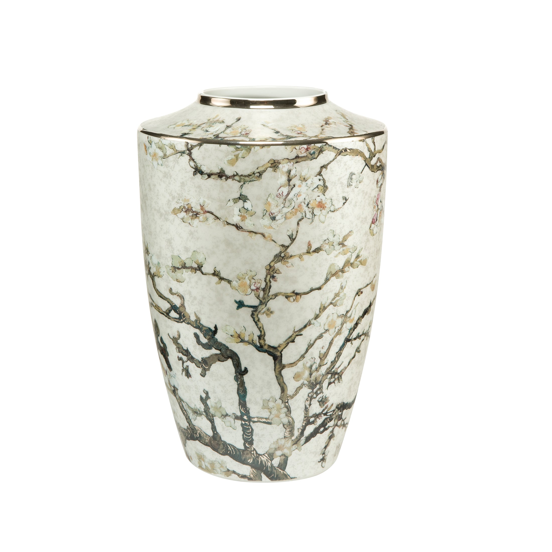 Goebel Artis Orbis - Vase 24,0cm Vincent van Gogh - Mandelbaum Silber