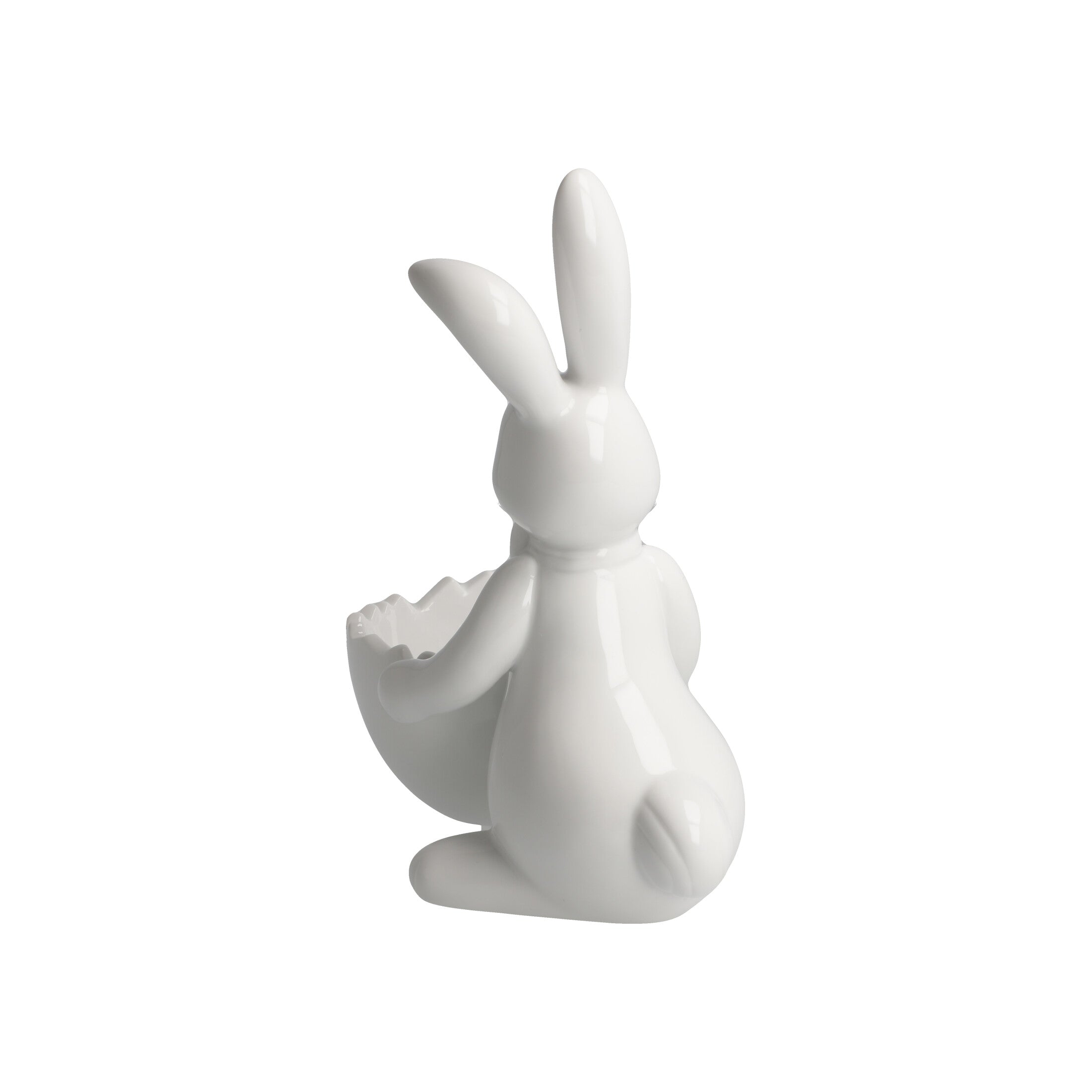 Goebel-Figur-Hase-Snow-White-Sweet-Boy-mit-Schale-berlindeluxe-eierschale-fliege-hinten