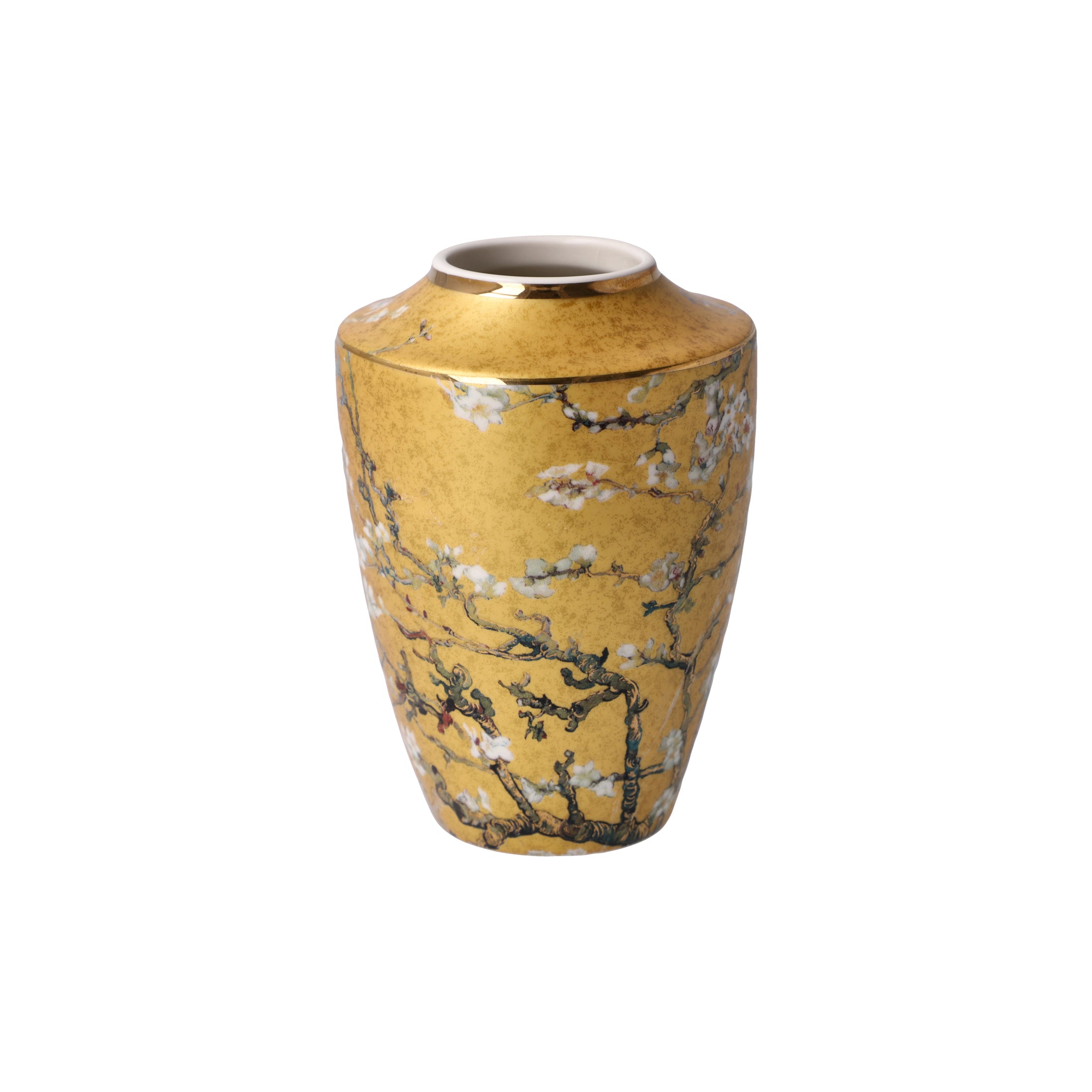 Goebel Artis Orbis - Vase 12,5cm Vincent van Gogh - Mandelbaum Gold