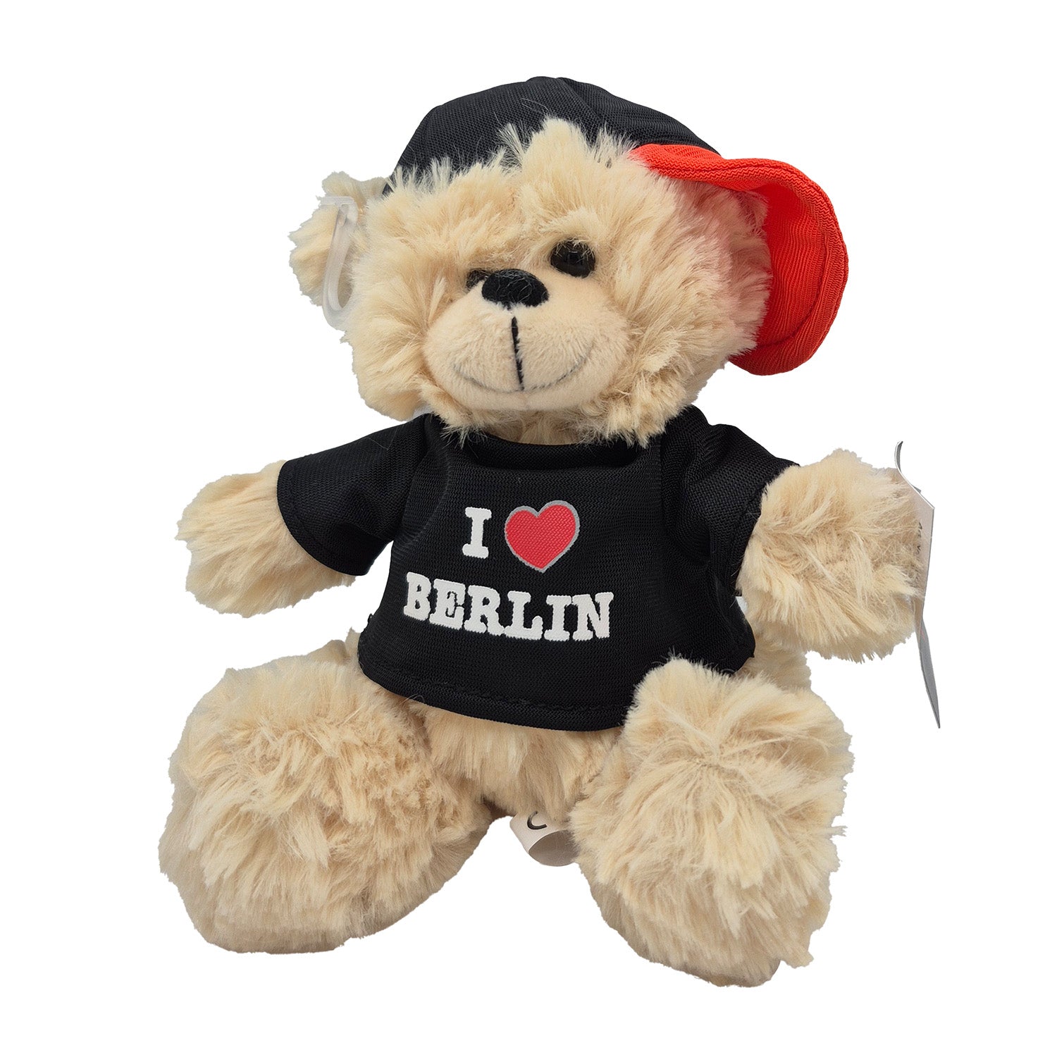 Bär klein 15cm I Love B mit Shirt Cap