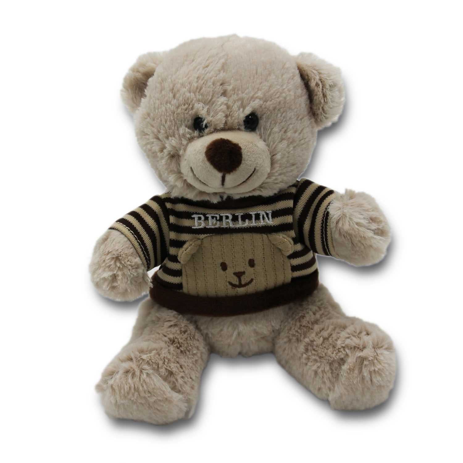 Bär klein 15cm Berlin Pulli mit Teddykopf