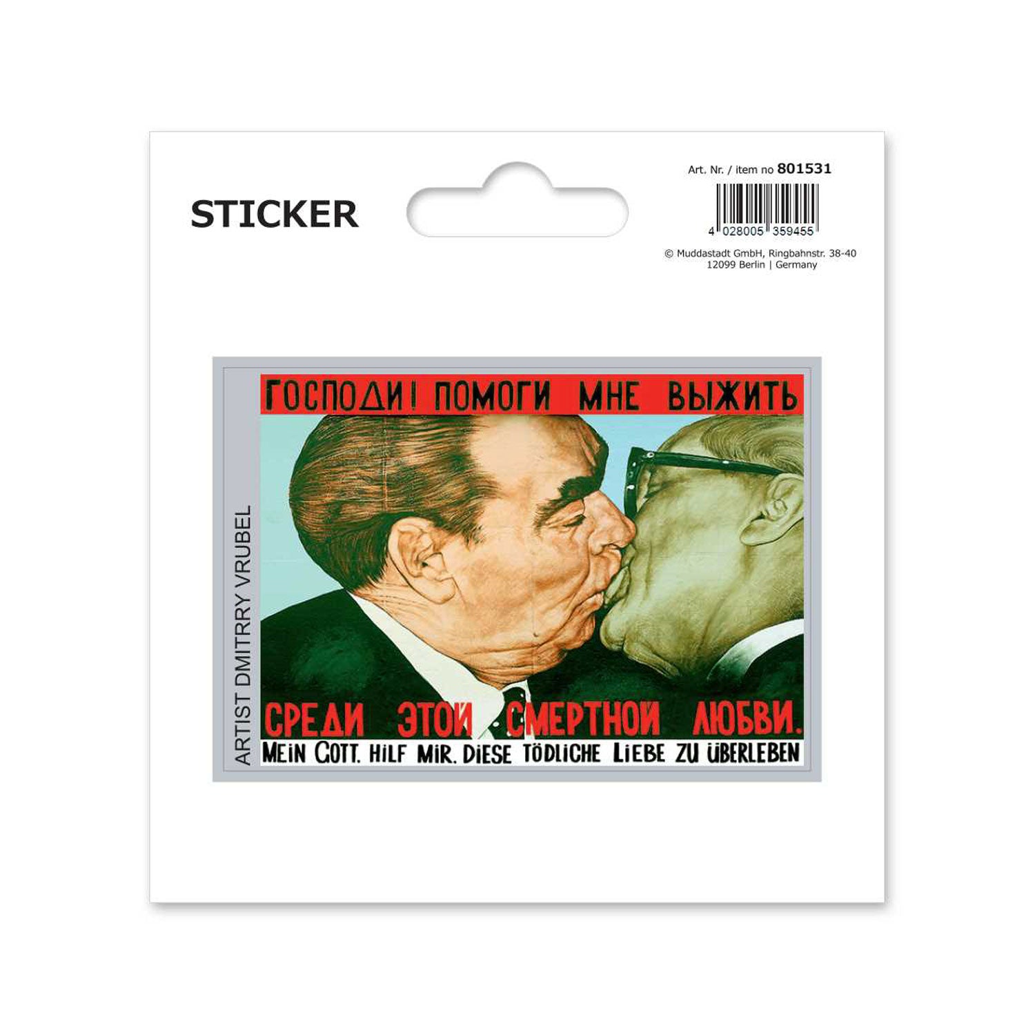 Sticker Bruderkuss