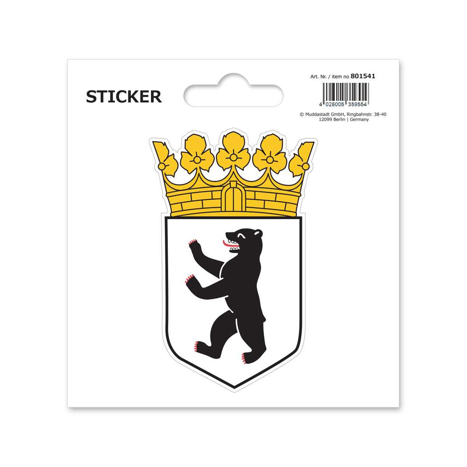 Sticker Berlin Wappen
