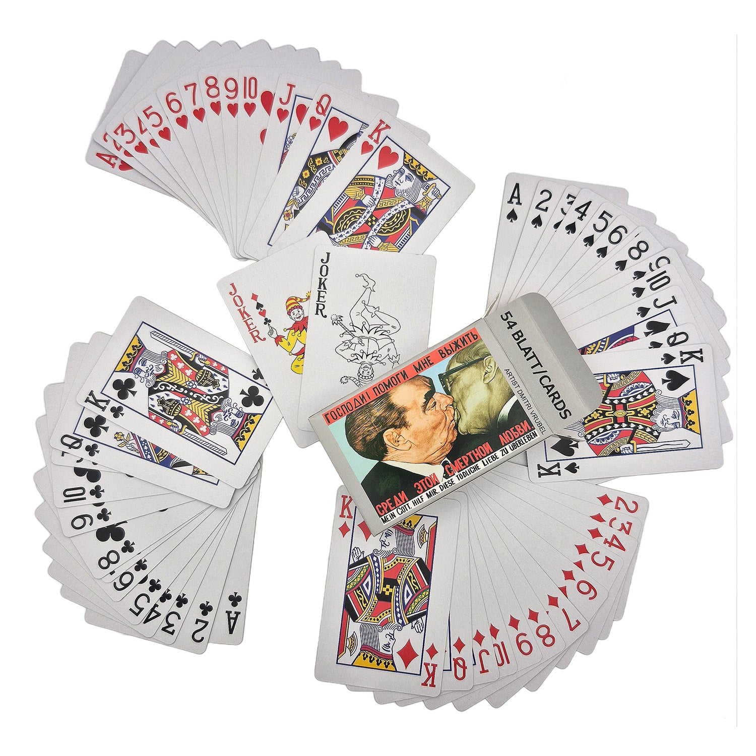Spielkarten Bruderkuss