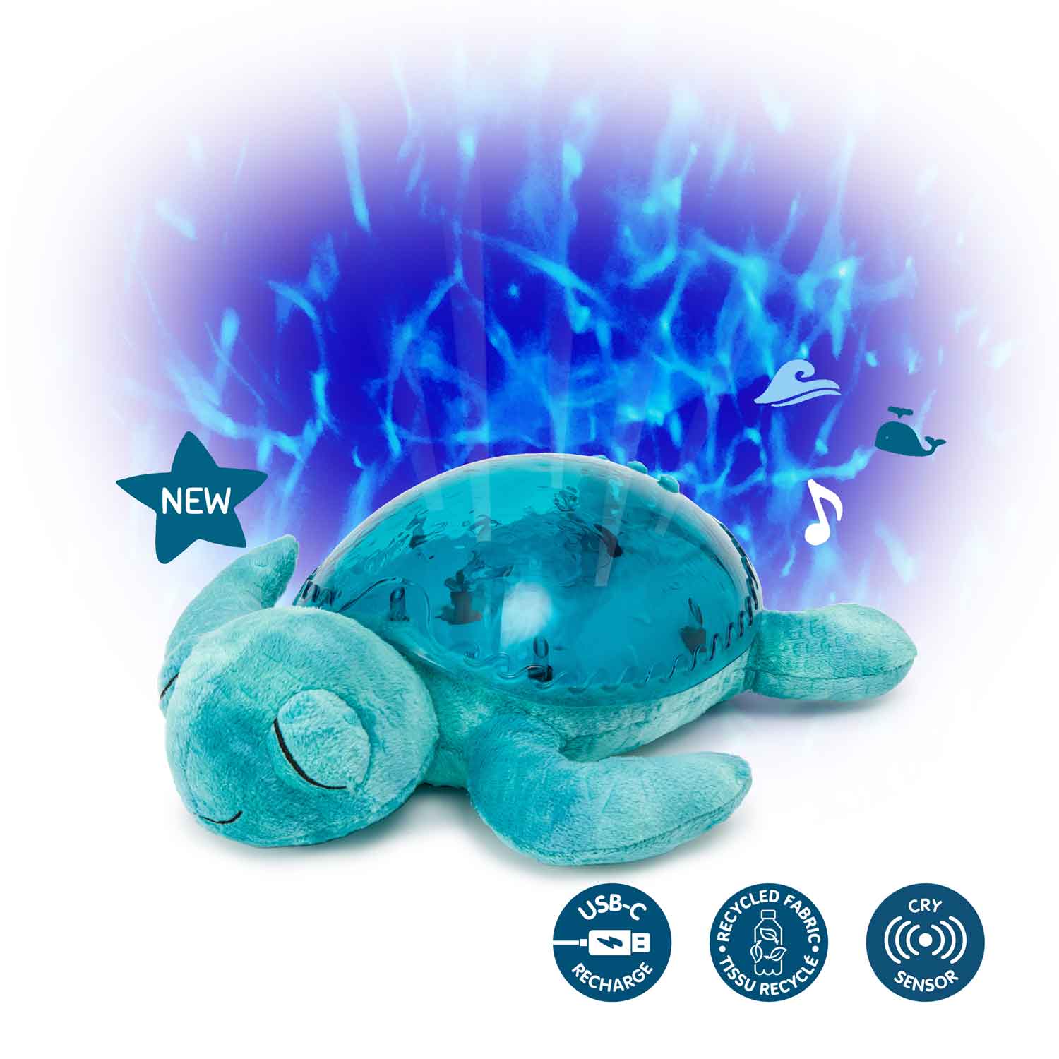 Tranquil Turtle Aqua rechargeable - cloud b
