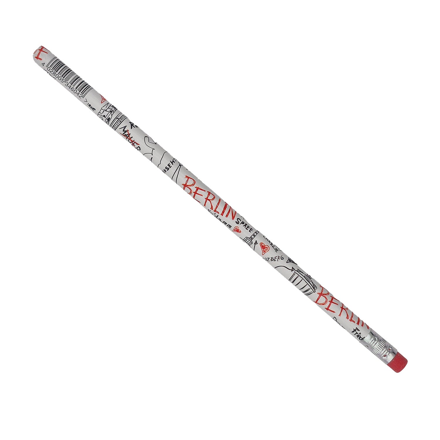 Bleistift Sketch Berlin weiß