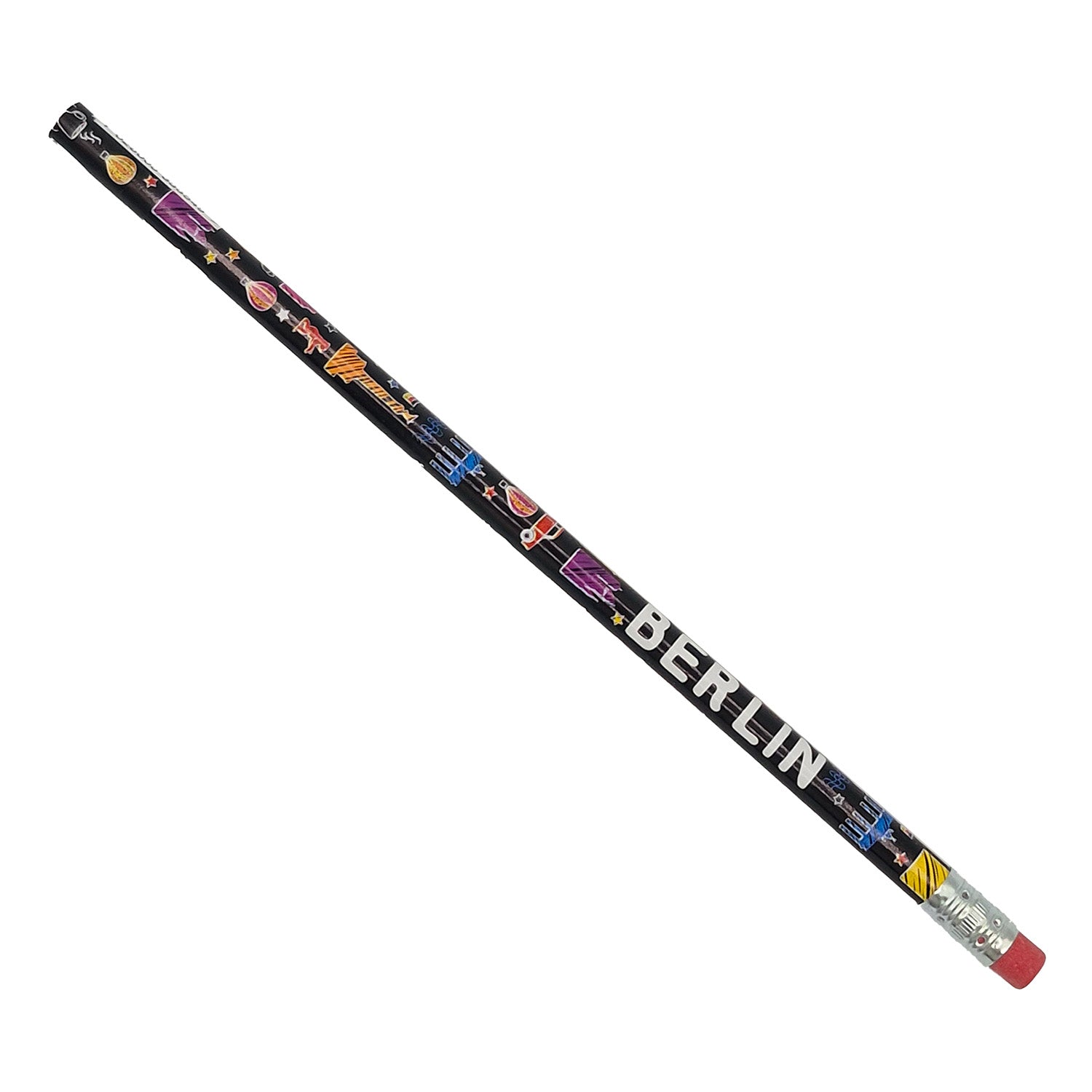 Bleistift Scribble Berlin schwarz
